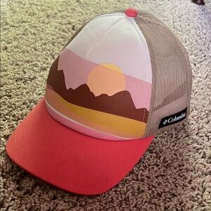 Columbia Mountain Sunrise Trucker Hat